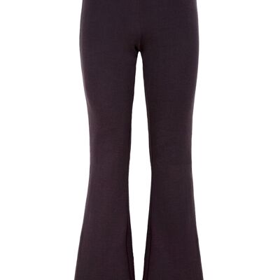 Flared Long Trousers - Wine