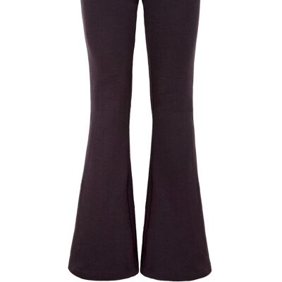 Flared Long Trousers - Wine