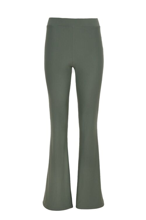 Flared Trousers - Khaki