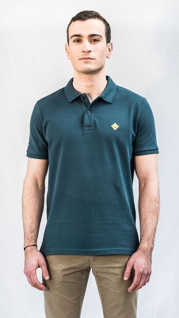 POLO LJÓN iconic "BLEU TEAL" HOMME