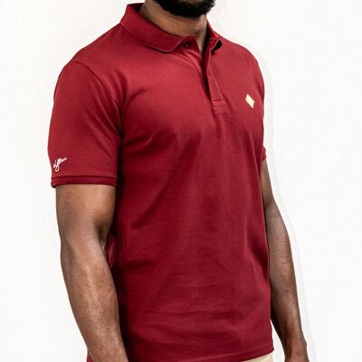 MEN'S LJÓN iconic "BORDEAUX" POLO SHIRT