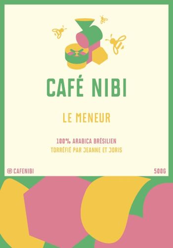 Café Nibi - Arabica Brésilien - Le Meneur - 500 gr 2