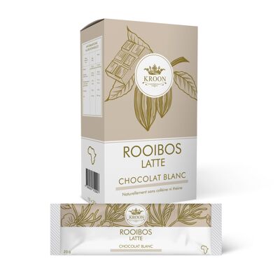 GAMME PRESTIGE LATTE INSTANTANE Rooibos Instantané lot de 10 Chocolat Blanc