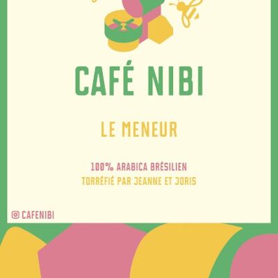 Caffè Nibi - Arabica Brasiliano - Le Meneur - 5 KG