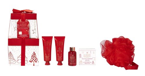 Gift Set The Luxury Bathing Company Wild Fig & Cranberry Festive Treats