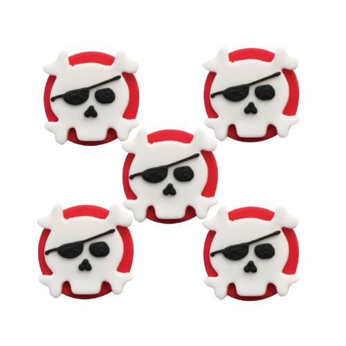 Skull and Crossbones Sugarcraft Toppers