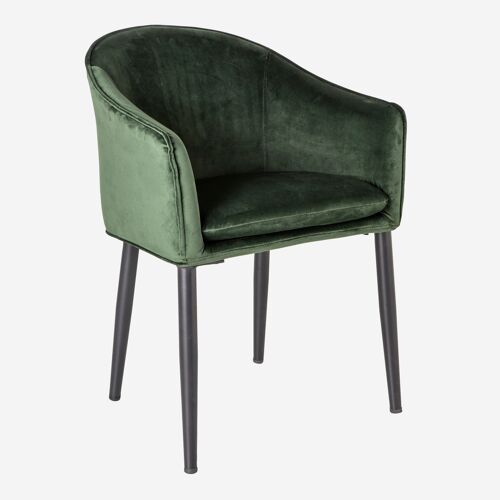 Here green armchair