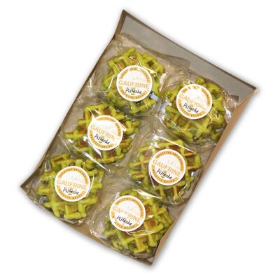 Box Gaufrines de 6 paquets pistache