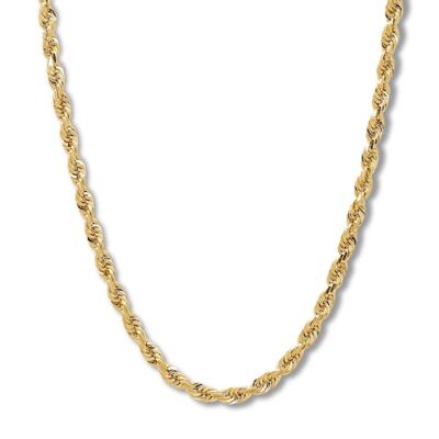 Rope Style Chain Necklace - Gold