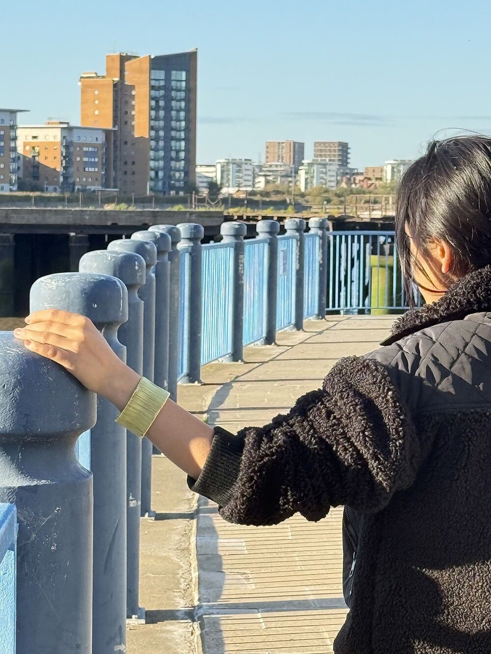 Statement-Manschettenarmband – Gold