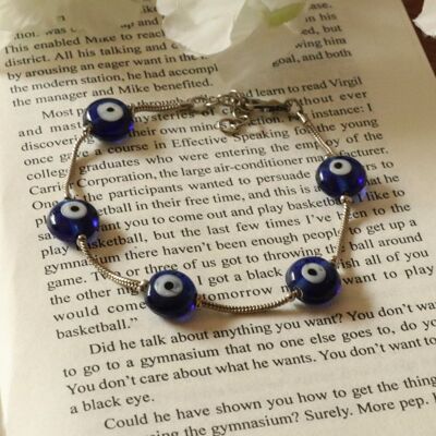 Blue Gemstone Anklet