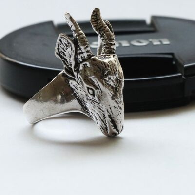 Goat Ring - Silver