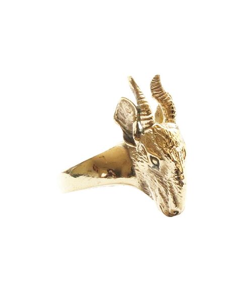 Goat Ring - Gold