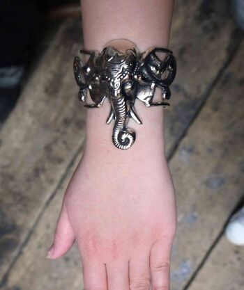 Bracelet Éléphant - Argent 5