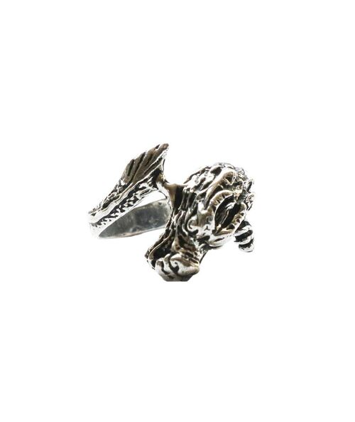 Silver Dragon Ring