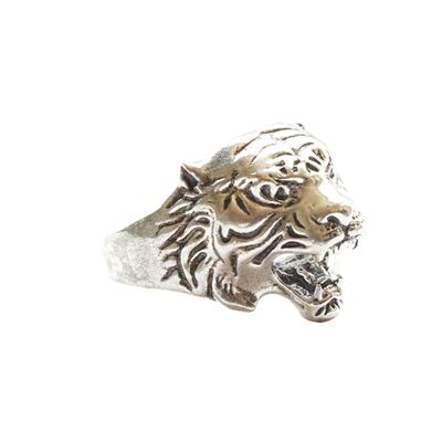 Tiger Ring - Silver