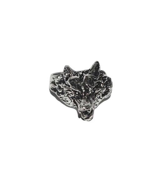 Silver Wolf Ring