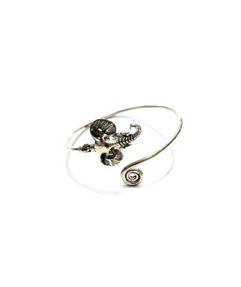 Bracelet Jonc Éléphant - Argent 1