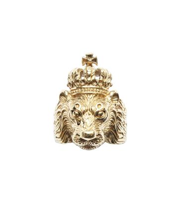 Bague Lion Couronné - Or 5