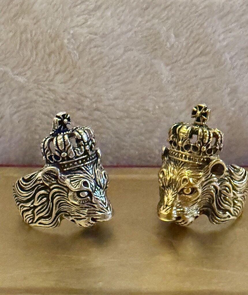 Anello Leone Incoronato - Oro