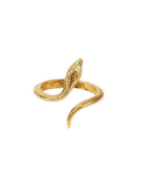 Adjustable Snake Ring - Gold