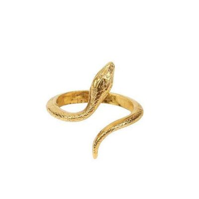 Adjustable Snake Ring - Gold