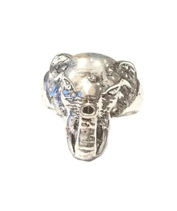 Bague Éléphant - Argent 1