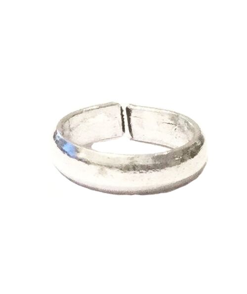 Plain Midi Ring - Silver
