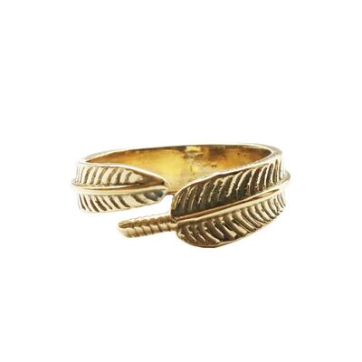 Feather Ring - Gold