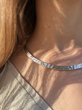 Collier Martelé - Argent 4