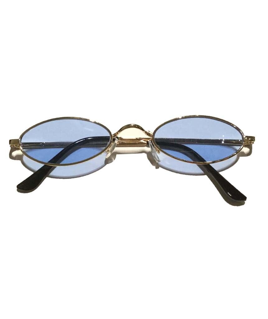 Mini Oval Sunglasses - Blue