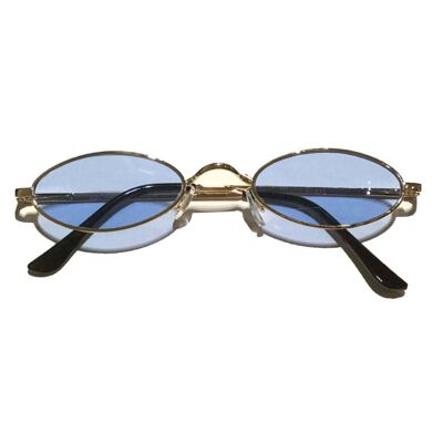 Mini Oval Sunglasses - Blue