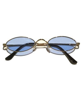 Mini lunettes de soleil ovales - Bleu 1
