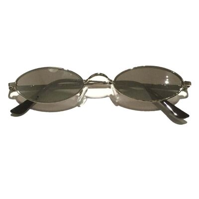 Mini lunettes de soleil ovales - Gris
