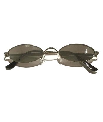 Mini lunettes de soleil ovales - Gris 1