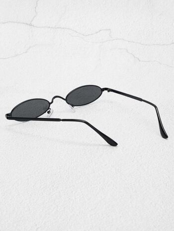 Mini lunettes de soleil ovales - Gris 7