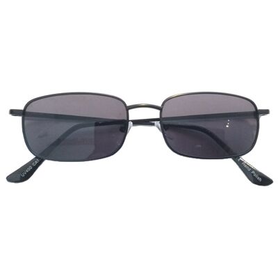 Small Rectangular Sunglasses - Black
