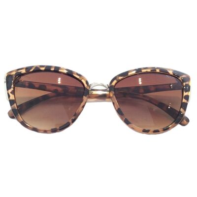 Leoparden-Sonnenbrille - Braun