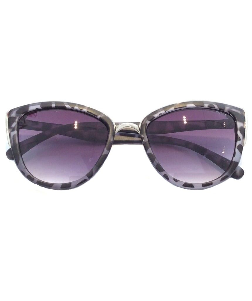 Leoparden-Sonnenbrille - Grau
