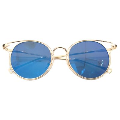 Polarisierte Pfeil-Sonnenbrille - Blau
