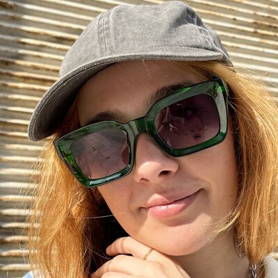 Big Frame Sunglasses - Green
