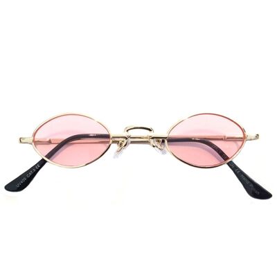 Small Oval Sunglasses - Pink