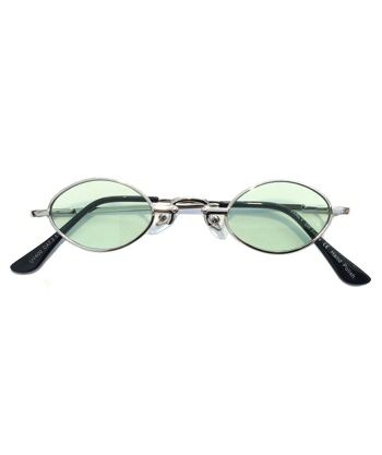 Petites lunettes de soleil ovales - Vert