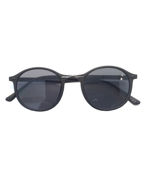 Classic Round Sunglasses - Black