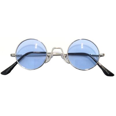 Runde Sonnenbrille - Blau
