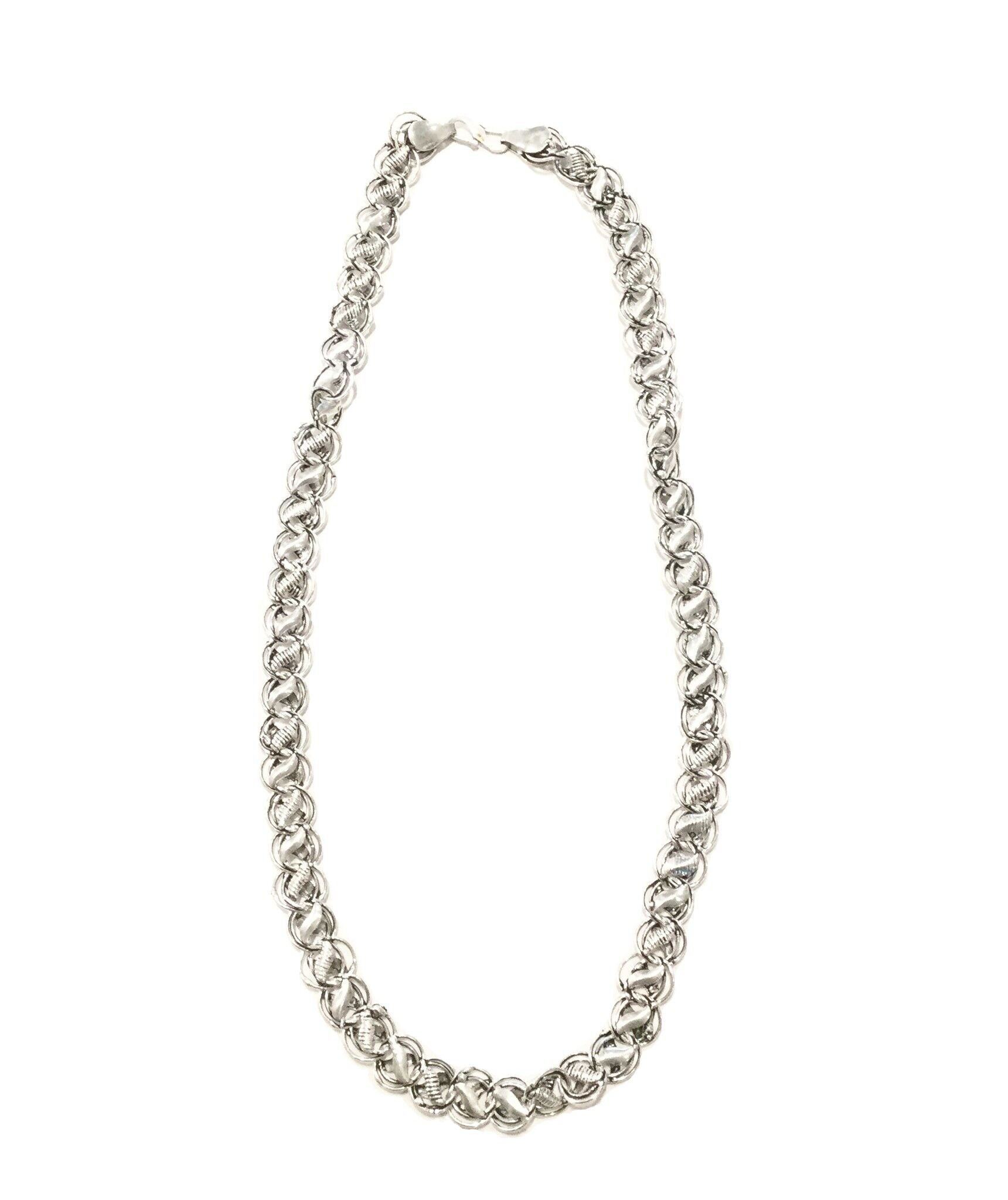 Chunky Rope Halskette - Silber