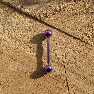 Classic Nipple and Tongue Piercing - Multicolor 16mm