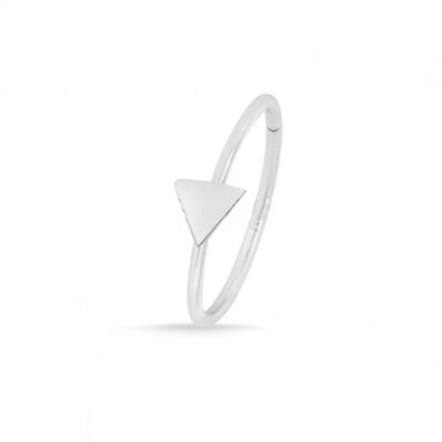 Piercing naso e orecchio in argento sterling - triangolo d'argento