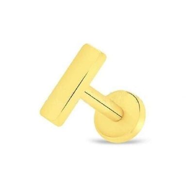 Surgical Steel Tragus Stud - Gold Line