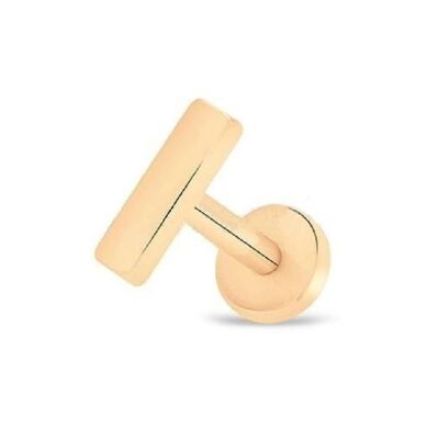 Surgical Steel Tragus Stud - Bronze Line